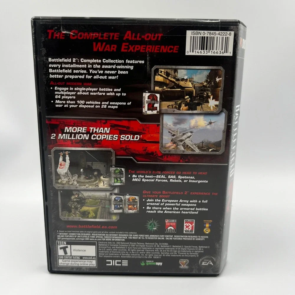 Battlefield 2 Complete Collection PC DVD-ROM EA Games 2007 Special Forces FPS